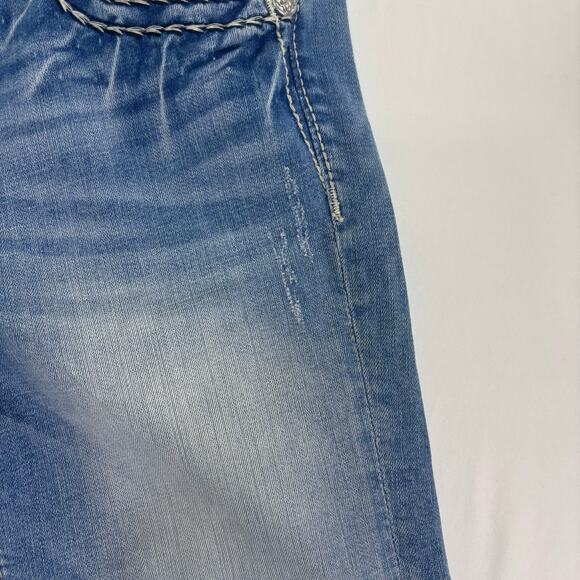 Women's Miss Me Bermuda Size 28 Embellished Pockets Signature Jeans JY5962M - Picture 3 of 8